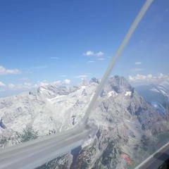 Flugwegposition um 12:18:17: Aufgenommen in der Nähe von St. Martin am Grimming, Österreich in 2424 Meter
